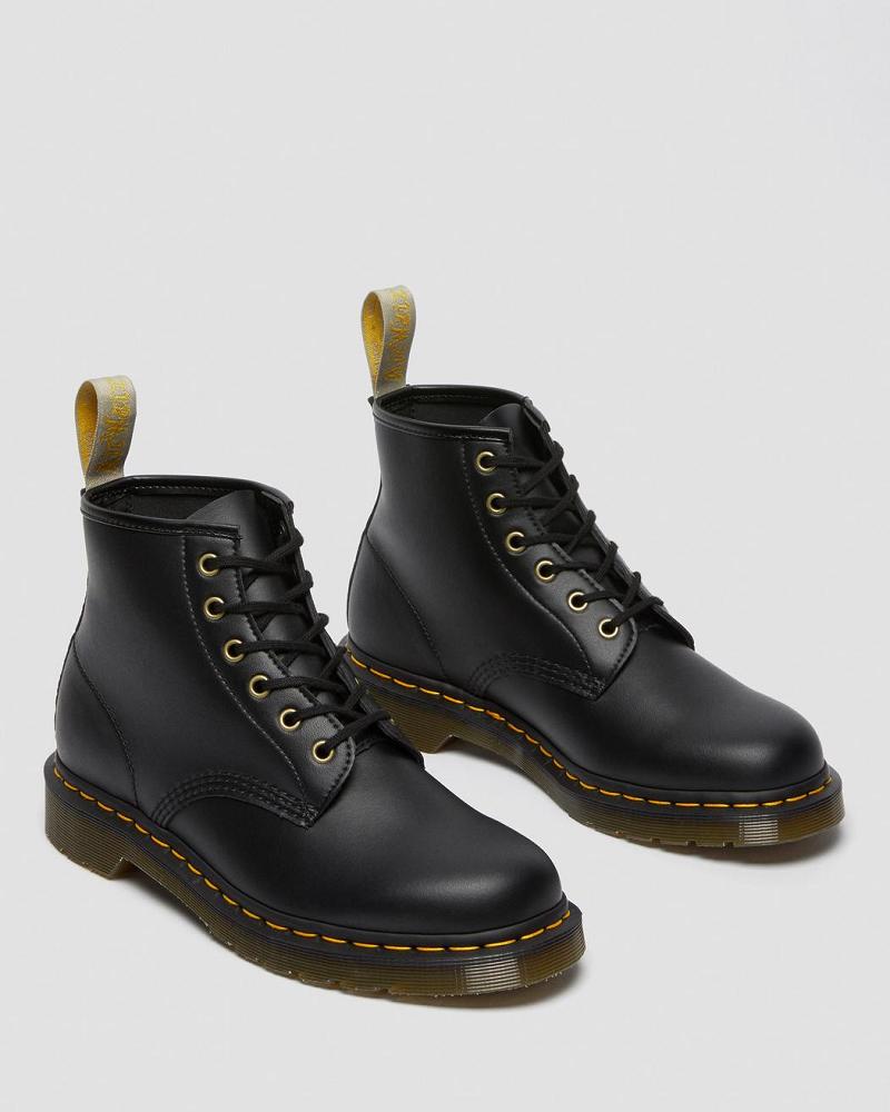 Black Women's Dr Martens Vegan 101 Felix Ankle Boots | CA 70XYU